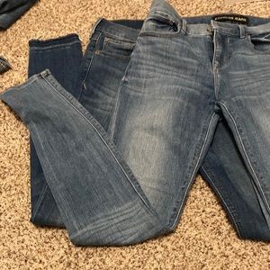 Women’s jeans 2 pack. Express Skinny.